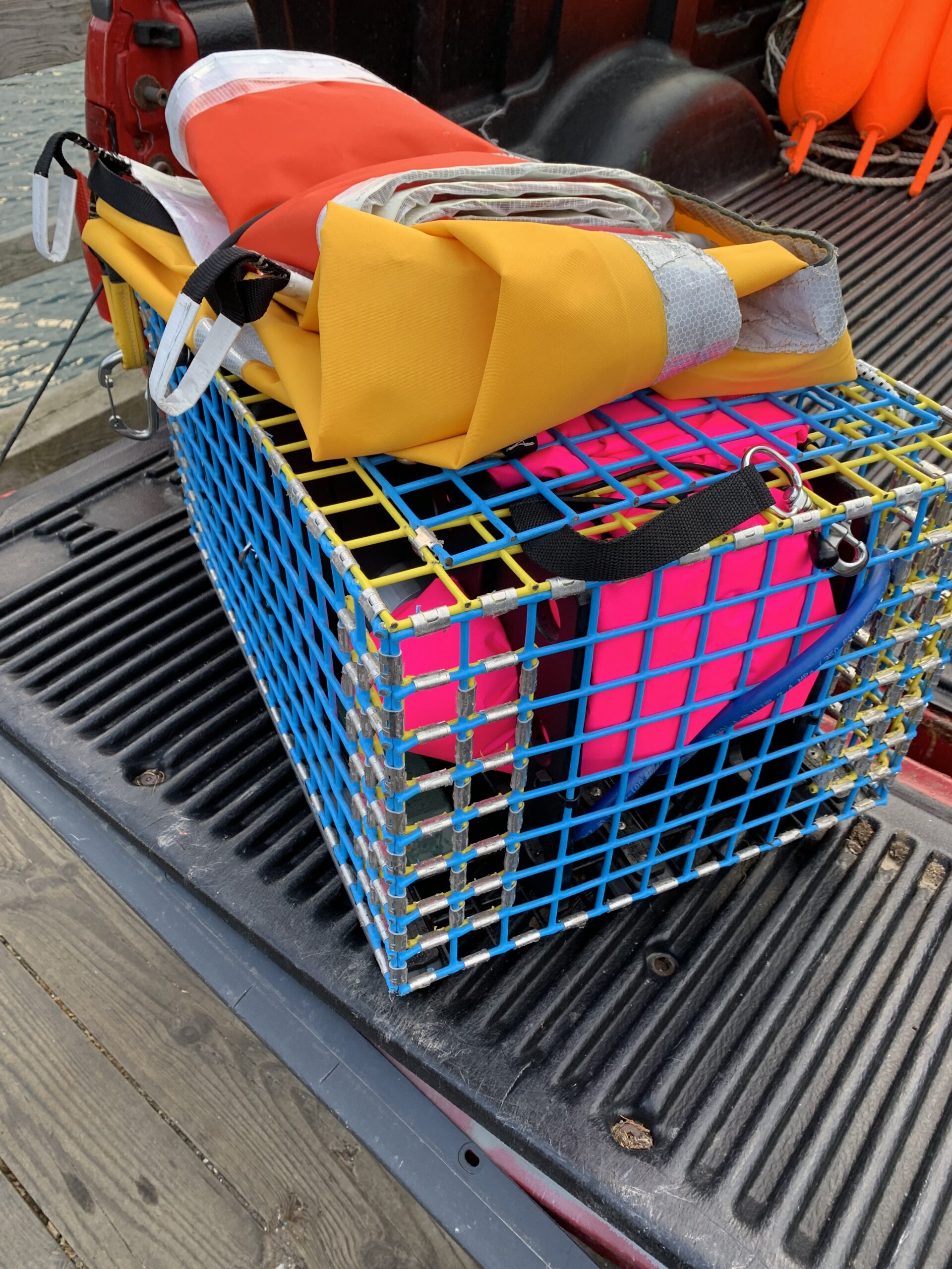 Safe fishing gear including lobster trap